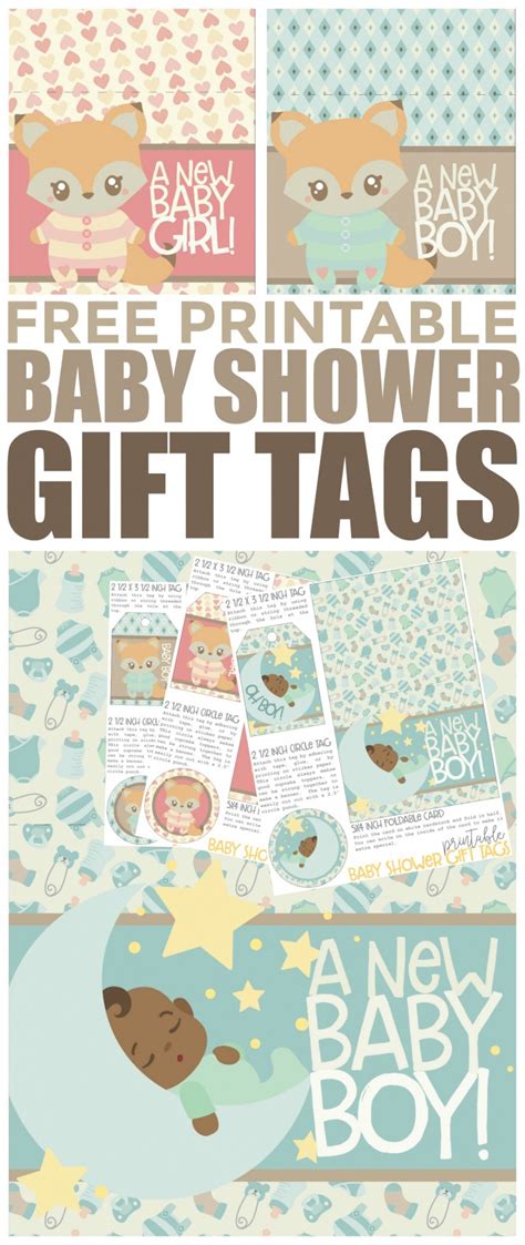 Baby Shower Gift Tags Printable
